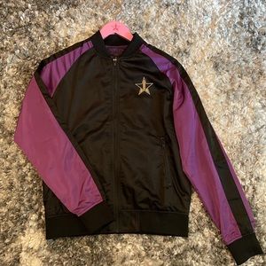 Jeffree Star Purple Bomber with Hanger included!